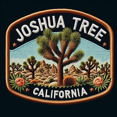 #ad Joshua Tree National Park Patch Iron on Applique Nature Los Angeles Mojave $5.87