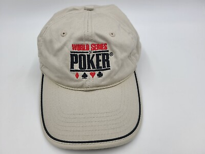 #ad World Series of Poker Page amp; Tuttle Strapback Adjustable Fits Small Hat Cap $7.49