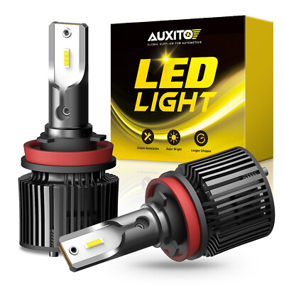 #ad H8 H9 LED H11 Headlight Bulb Conversion Kit Hi Lo Beam White 90W High Power New $18.99