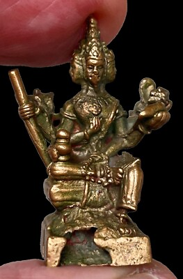 #ad Tibet 18th to 20th Century Antique Tibetan Lord Brahma ThogChag Power Talisman $495.00