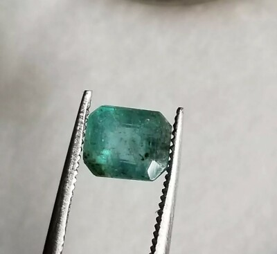 #ad 0.94 Ct Natural Zambia Emerald Radiant Shape Loose Gemstone $70.00