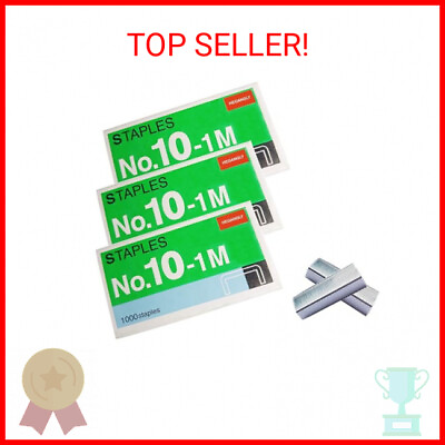 #ad 3000pcs No.10 Silver Staples for Max HD 10DSwingline Tot Mini Stapler... $6.42