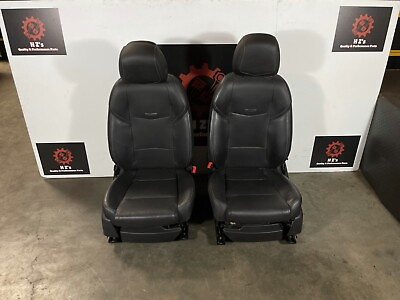 #ad CADILLAC ATS 2.0L TURBO 2013 2018 OEM FRONT LEATHER POWER CHAIR SEAT SEATS 78K $584.99