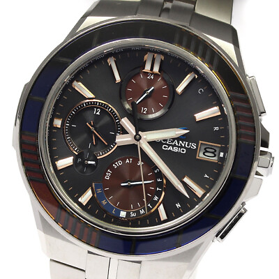 #ad CASIO Oceanus Manta OCW S5000D 1AJF Edo Kiriko model Men#x27;s Watch 805556 $1209.64