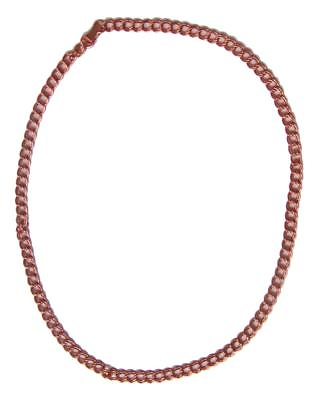#ad #ad HEAVY CHAIN LINK PURE COPPER DELUXE LADIES NECKLACE metal health pain JL647 new $62.73