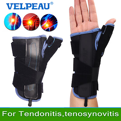 #ad VELPEAU Wrist Brace for Carpal Tunnel Adjustable Night Wrist Support Brace $29.99