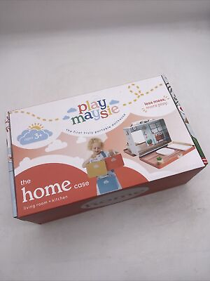 #ad NIP Play Maysie The Home Case Living Room amp; Kitchen Magnetic Portable Dollhouse $49.00