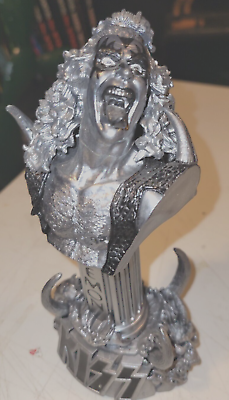 #ad Mc Farlane Gene Simmons DEMON Kiss Silver bust in new condition no box $10.40