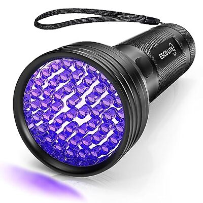 #ad Escolite UV Flashlight Black Light 51 LED 395 nM Ultraviolet Blacklight $18.99