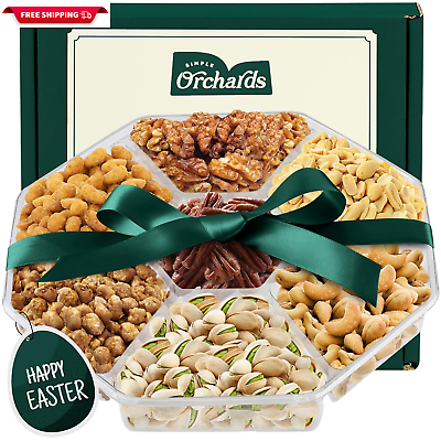 #ad #ad Easter Food Gift Baskets with a Variety of Freshly Roasted Nuts Beautifully $49.88