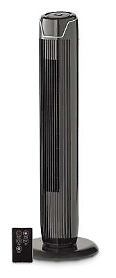 #ad Mainstays 36quot; 3 Speed Oscillating Tower Fan Model# FZ10 19JR Black 7 hour Timer $37.99
