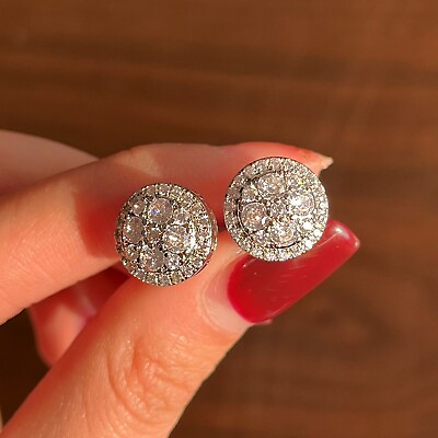 #ad Gift Synthetic Ear Wedding Studs Diamond Women Jewelry Earrings $8.99