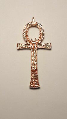 Electroformed Copper Ankh Necklace $159.99