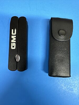 #ad GMC Promotional Multi Tool Knife with Holder Case $15.99