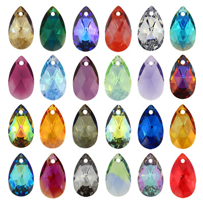 #ad Superior PRIMERO 6106 Pear Shape Crystal Teardrop Pendants * All Colors amp; Sizes $6.98