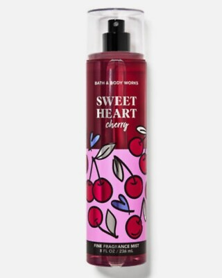 #ad SHIPS TODAY Bath amp; Body Works Fine Fragrance Body Mist Spray SWEETHEART CHERRY $14.99