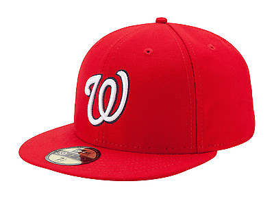 #ad New Era 59Fifty MLB Cap Washington Nationals 2016 On Field Red Big Size Game Hat $48.00