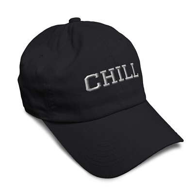 #ad Soft Women Baseball Cap Chill Embroidery Seasons Dad Hats for Men Buckle Closure $23.99