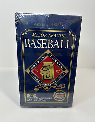 #ad 1992 Donruss Series 1 Baseball FACTORY SEALED Box MLB Puzzle Cards Cal Ripken $32.99