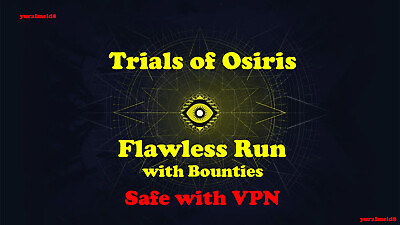 #ad Trials of Osiris Flawless Completion Bounties Fast and Safe PC PS4 PS5 Xbox $14.49