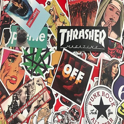 #ad 300pcs Mix Lot Stickers for Skateboar Graffiti Laptop Sticker Luggage Car Decals $16.99