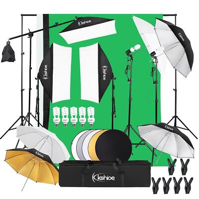 #ad Kshioe 1.6 x 3M Soft Light Box Umbrella Plus 5 in 1 Reflector Photography Kit $99.29