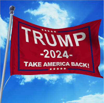 #ad Take America Again Trump 2024 President Flag Donald MAGA Republican 3#x27;x5#x27; $8.99