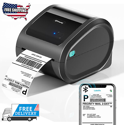 #ad #ad Wireless Thermal Shipping Label Barcode Printer 4x6 For UPSAmazonEtsyeBay lot $16.99