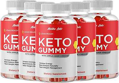 #ad Lean Ready Keto ACV Gummies Apple Cider Vinegar Advanced Formula 5Pk $54.72
