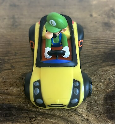 #ad 2016 Nintendo Luigi in Sports Coupe Mario Kart World of Figure Detachable Head $5.95