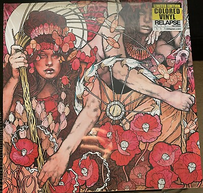 #ad Baroness Red Album LP 2010 Red White with Splatter Ltd. 500 Relapse Records $33.00
