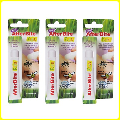 #ad 3 x AFTER Bite KIDS Mosquito Insect Bite Sting Relief Remedy 14ml Pack of 3 $29.55