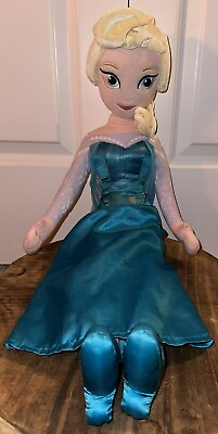 #ad Frozen Elsa Plush Stuffed Toy Authentic Disney $29.99