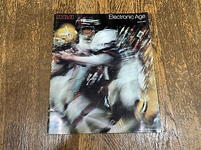 #ad RCA Electronic Age Magazine Autumn 1968 Television NFL Football Computers $29.99