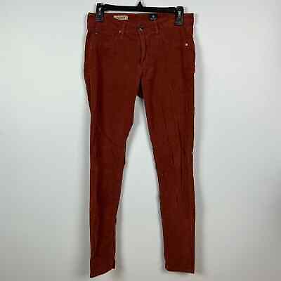 #ad Adriano Goldschmeid rust colored super skinny corduroy leggings size 29R $28.00
