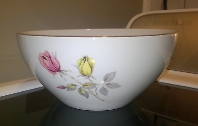 #ad Johann Haviland Summer Rose fine China dinnerware serving bowl 7quot; plate dish $28.02