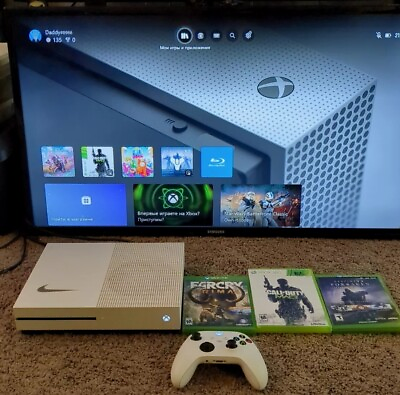 #ad Microsoft XBOX ONE S 500GB System Console Bundle Controller In Box $175.00