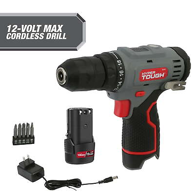 #ad 12V Max Lithium Ion Cordless 3 8 inch Drill Driver with 1.5Ah Battery $18.78