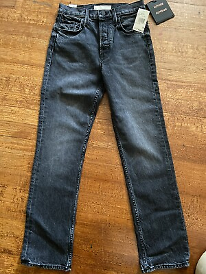 #ad Mother The Tomcat Jeans On The Fly 26 Dark Blue Button Fly $200.00