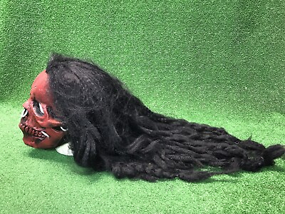 #ad Rare 2004 Red Skull Scary Mario Chiodo Studios Longhair Mask Evil Devil Satan $48.37