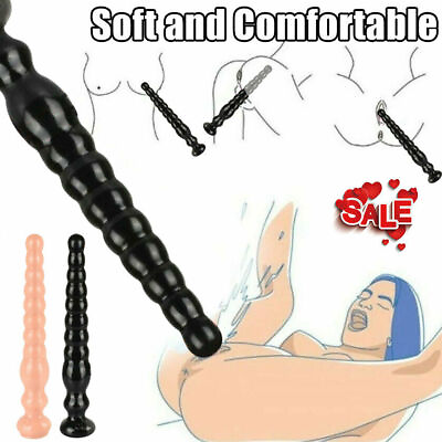 #ad Ultra Long Anal Butt Plug Dildo Vaginal Deep Massager Suction cup Dildo Sex Toys $17.99