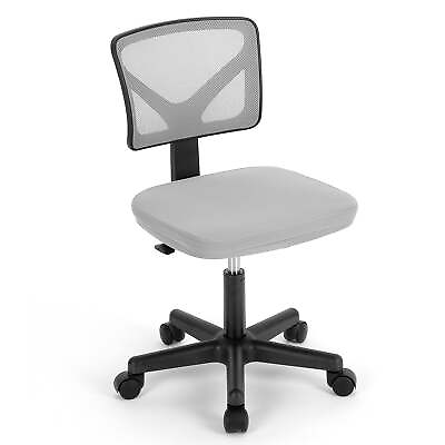 #ad Mesh Task Chair with Padded Seat for Home Office Grey $25.12