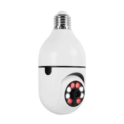 #ad 360° 1080P IP E27 Light Bulb Camera Wi Fi Wireless Smart Home Security IR Night $11.82