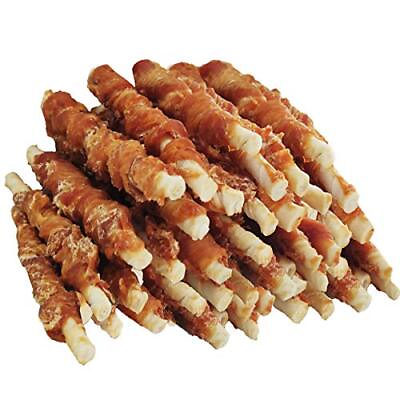 #ad MON2SUN Dog Rawhide Twist Chicken Hide Sticks 5 Inch for Puppy and Small Dogs $29.95