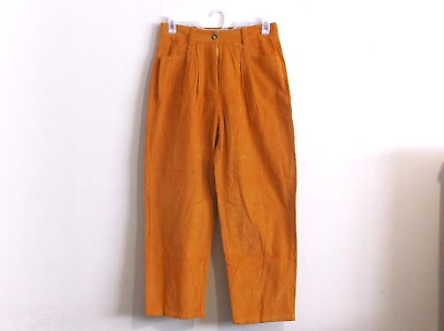 #ad Corduroy Wide Leg Boho Pants Women Sz L NWOT Loose Fit Burnt Orange Harem Style $16.00