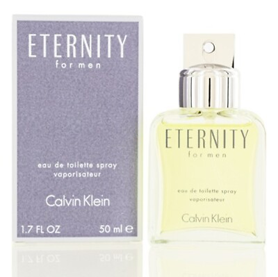 CS Eternity Men Calvin Klein Edt Spray 1.7 Oz M $34.07