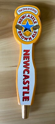 #ad 10quot; Newcastle Brown Ale Beer Wooden Tap Handle $20.00