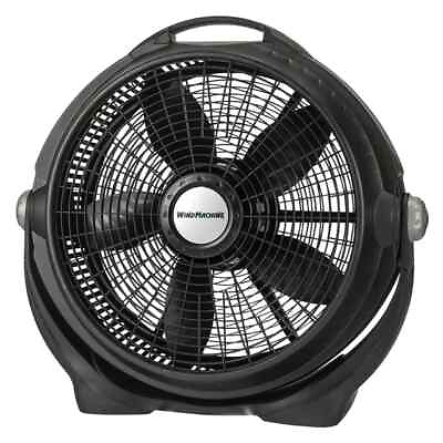 #ad Lasko Wind Machine 20quot; Air Circulator Floor Fan 3 Speeds 23quot; H Black A20302 $33.98