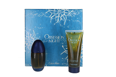 #ad Obsession Night By Calvin Klein For Women Set: EDP Shimmering body wash New $39.41