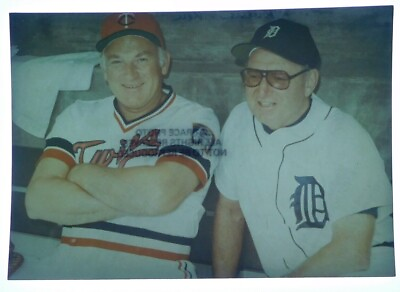 #ad HY1 1 MLB 1970#x27;s Twins Tigers Al Kaline Harmon Killebrew ORIG 5x7 BRACE PHOTO $10.00